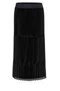 Black Pleated Skirt