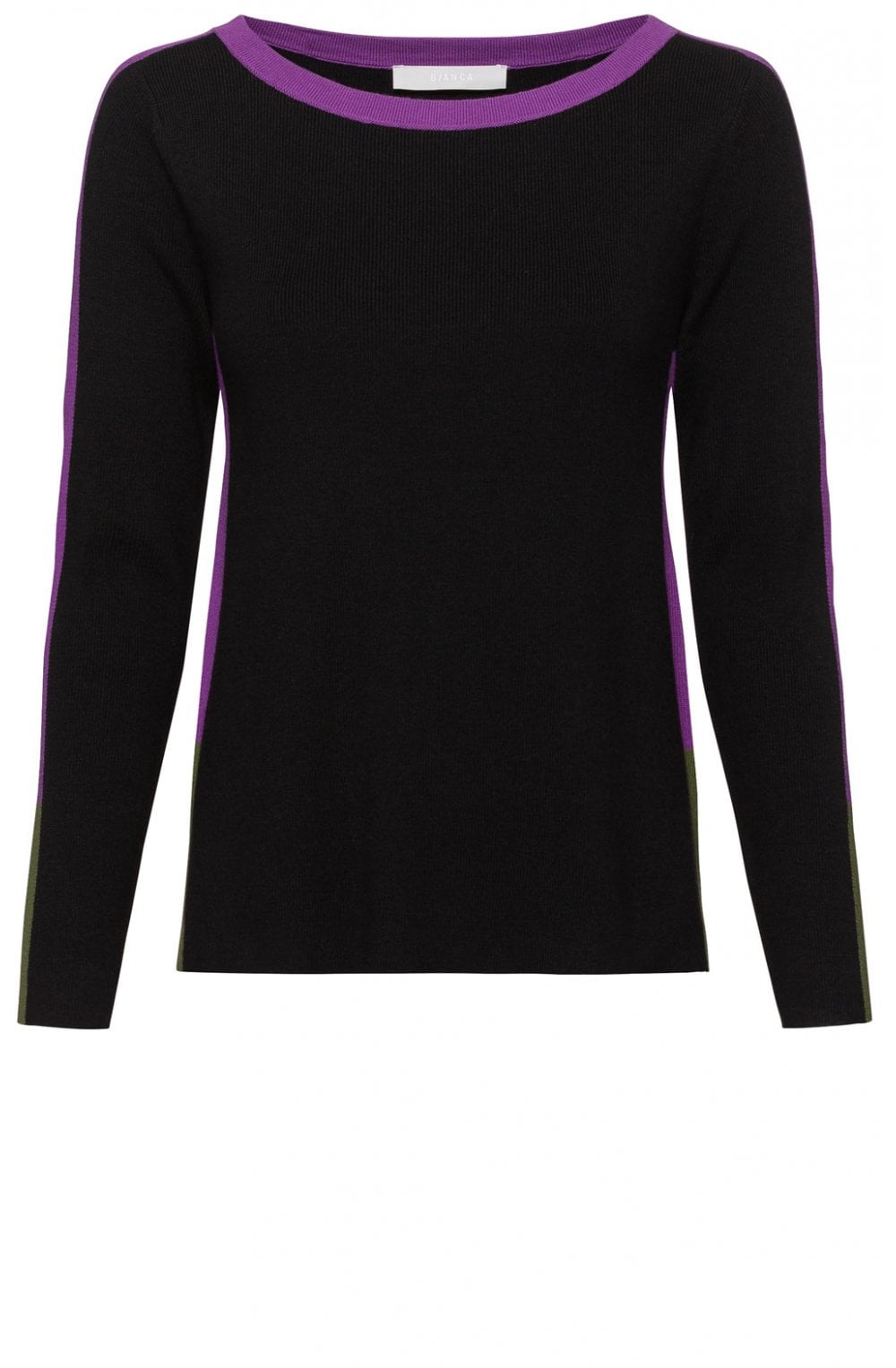 Black & Purple Jumper