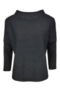 Black Sparkle Pattern Jumper