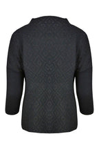 Black Sparkle Pattern Jumper