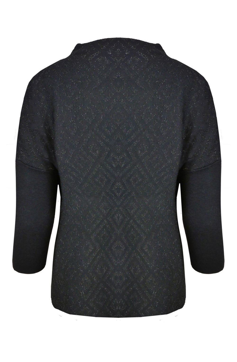 Black Sparkle Pattern Jumper