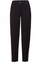 Black Stripe Detailed Trousers