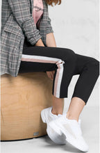 Black Stripe Detailed Trousers