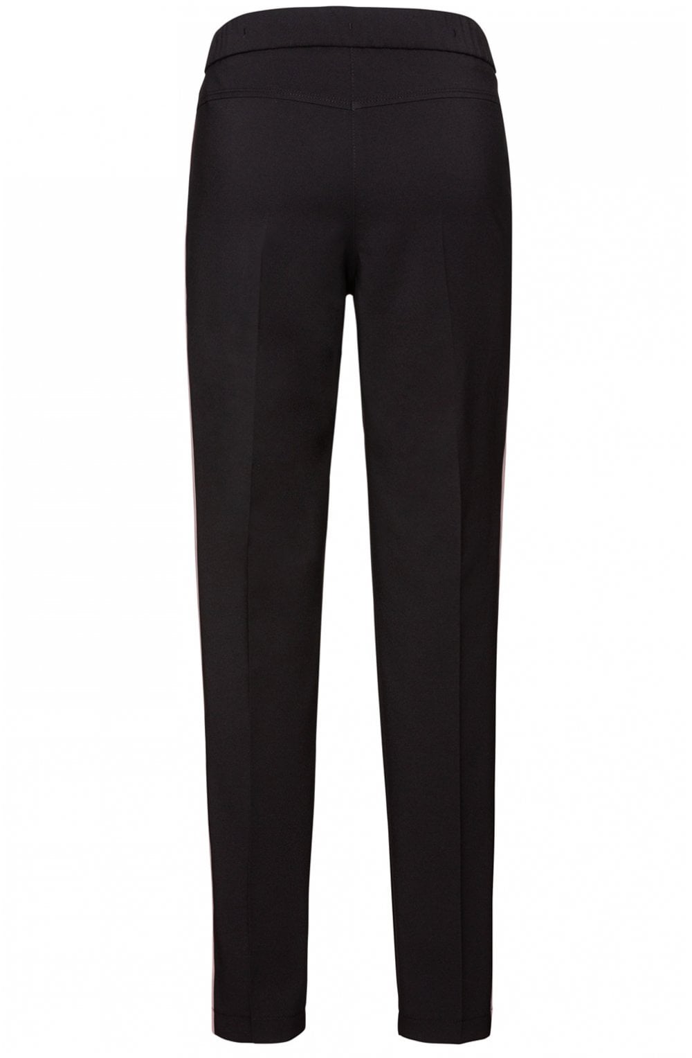 Black Stripe Detailed Trousers