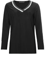 Black V Neck Top