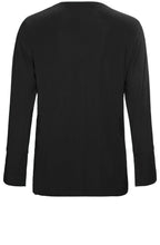 Black V Neck Top