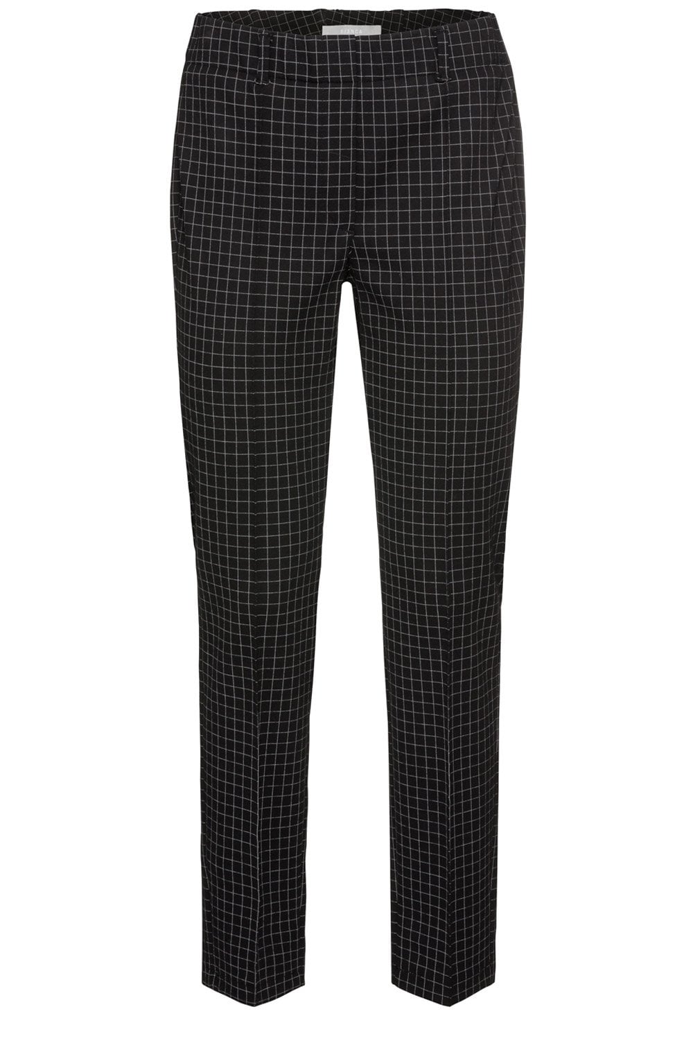 Black & White Check Trousers