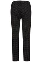 Black & White Check Trousers