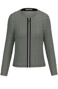 Black & White Dog Tooth Jacket