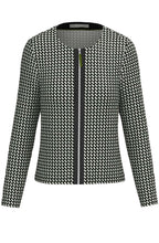 Black & White Dog Tooth Jacket