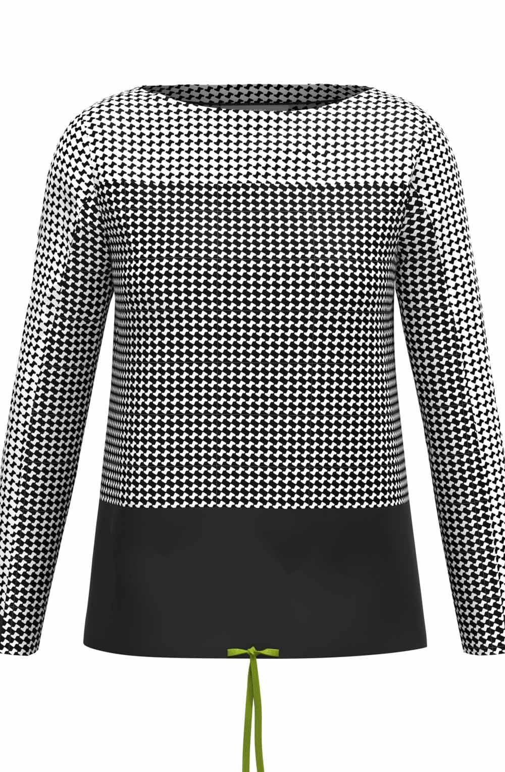 Black & White Knit Jumper