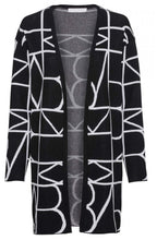 Black & White Patterned Cardigan