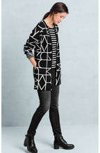 Black & White Patterned Cardigan