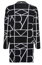 Black & White Patterned Cardigan