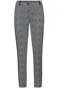 Black & White Patterned Trousers