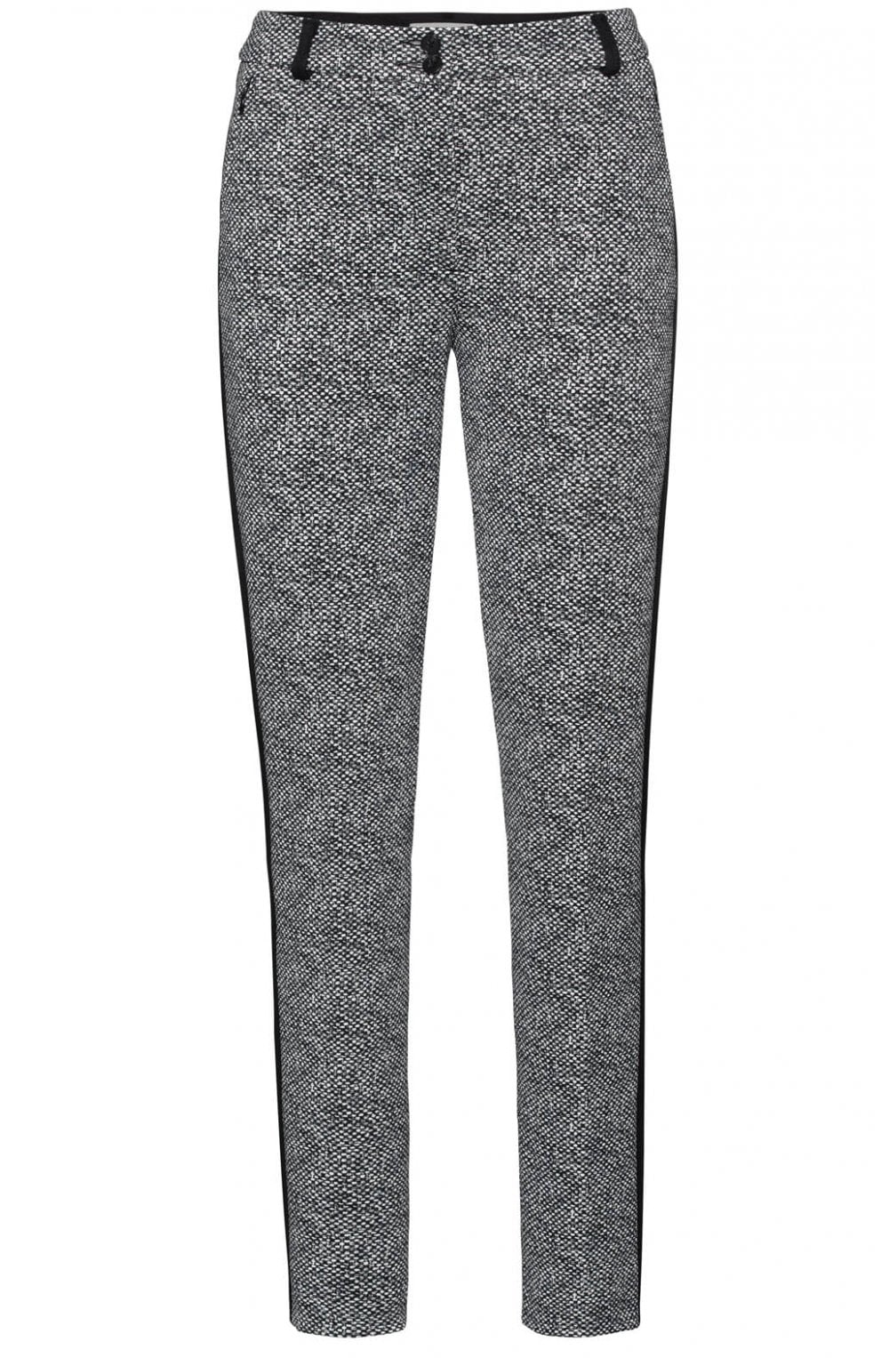 Black & White Patterned Trousers