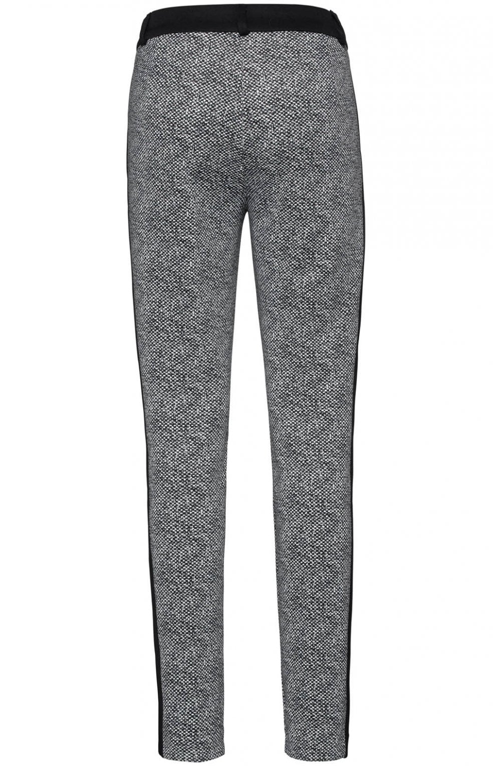 Black & White Patterned Trousers