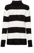 Black & White Striped Jumper