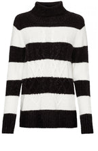 Black & White Striped Jumper