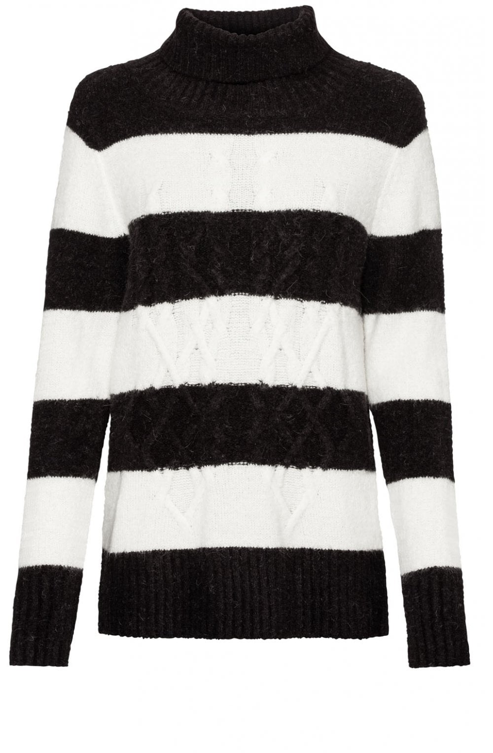 Black & White Striped Jumper