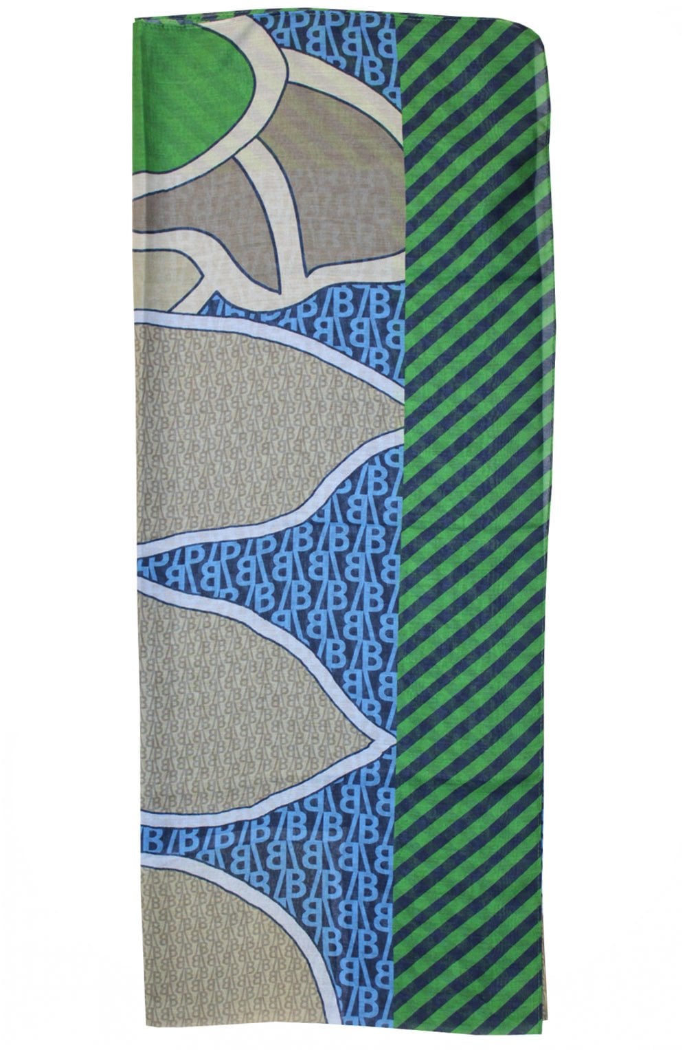 Blue and Green Liva Scarf