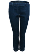 Blue Denim Cropped Jeggings