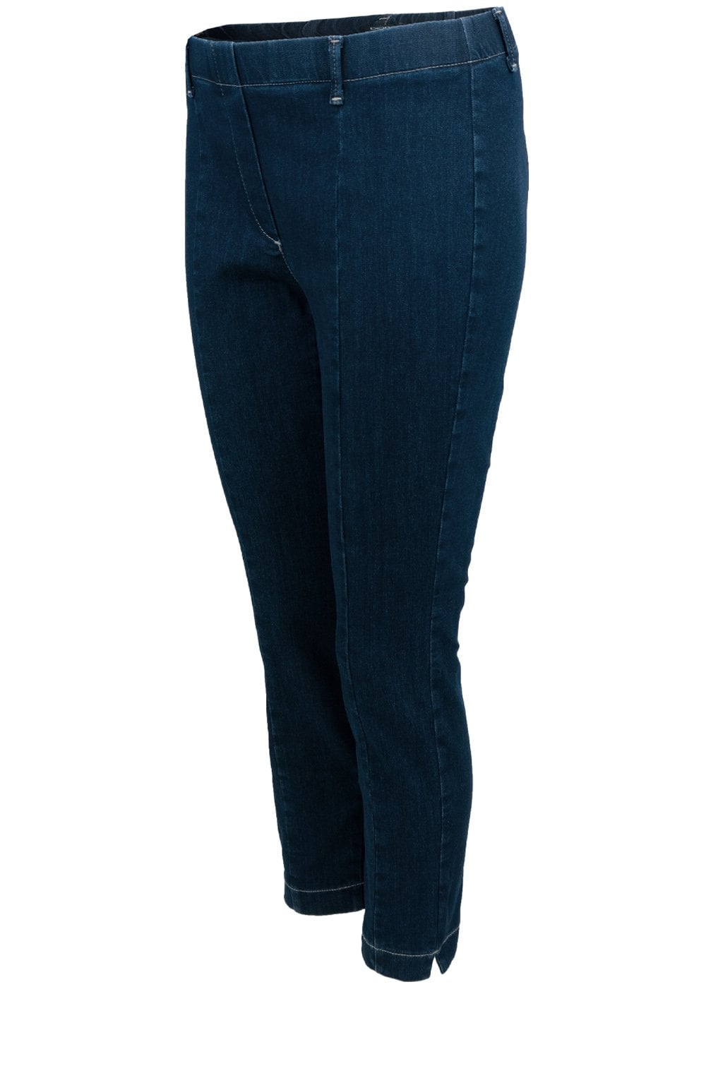 Blue Denim Cropped Jeggings