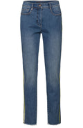 Blue Denim Slim Leg Jeans