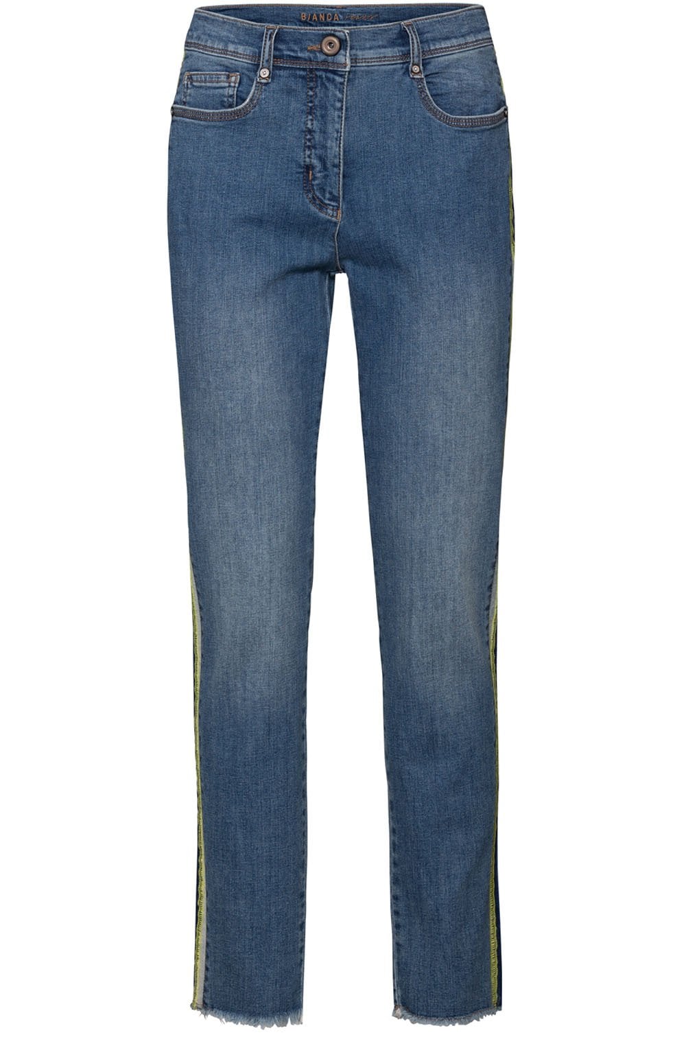 Blue Denim Slim Leg Jeans