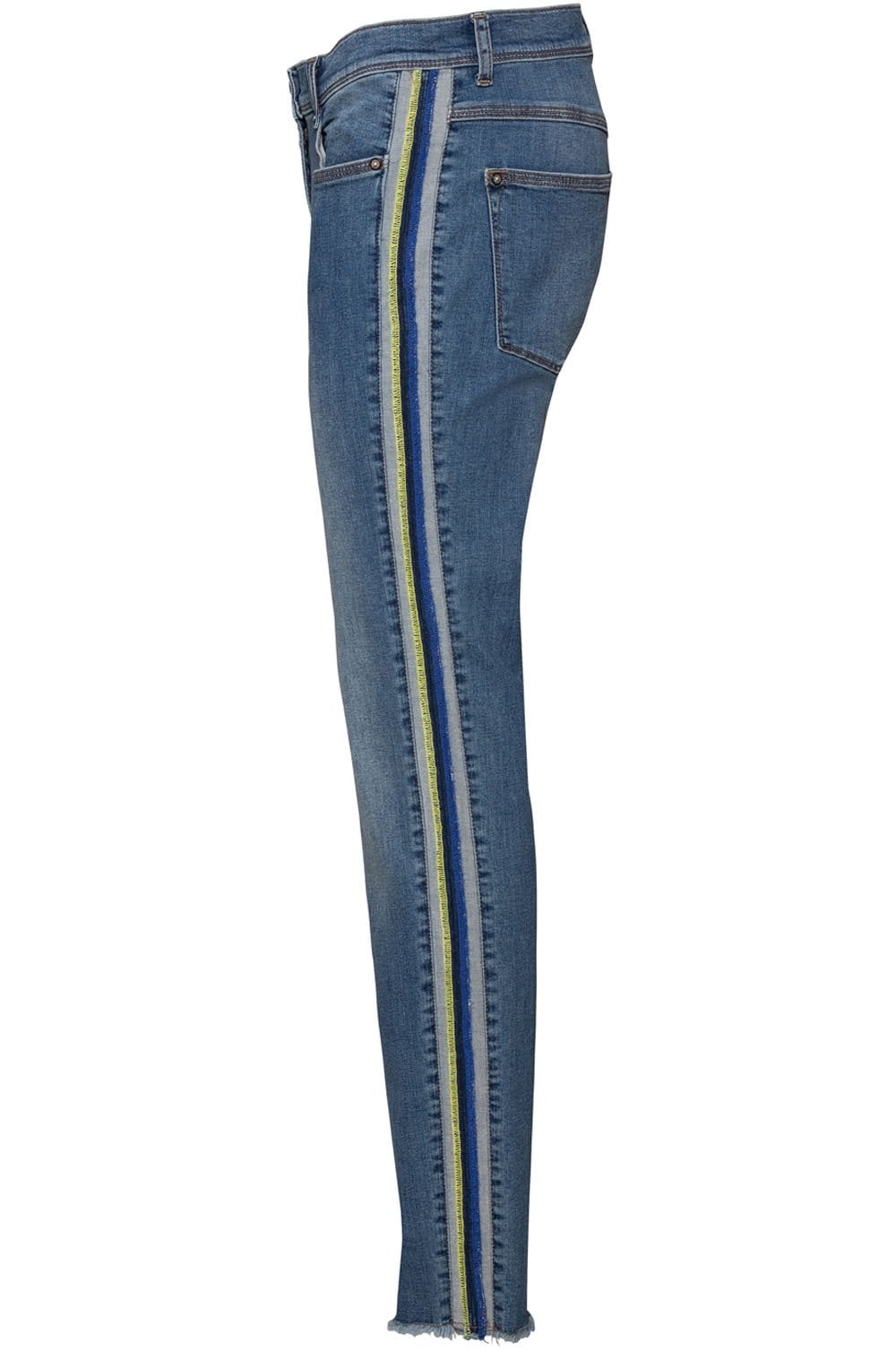 Blue Denim Slim Leg Jeans