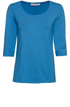 Blue Jersey Top