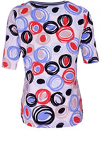 Bold Circular Print T Shirt