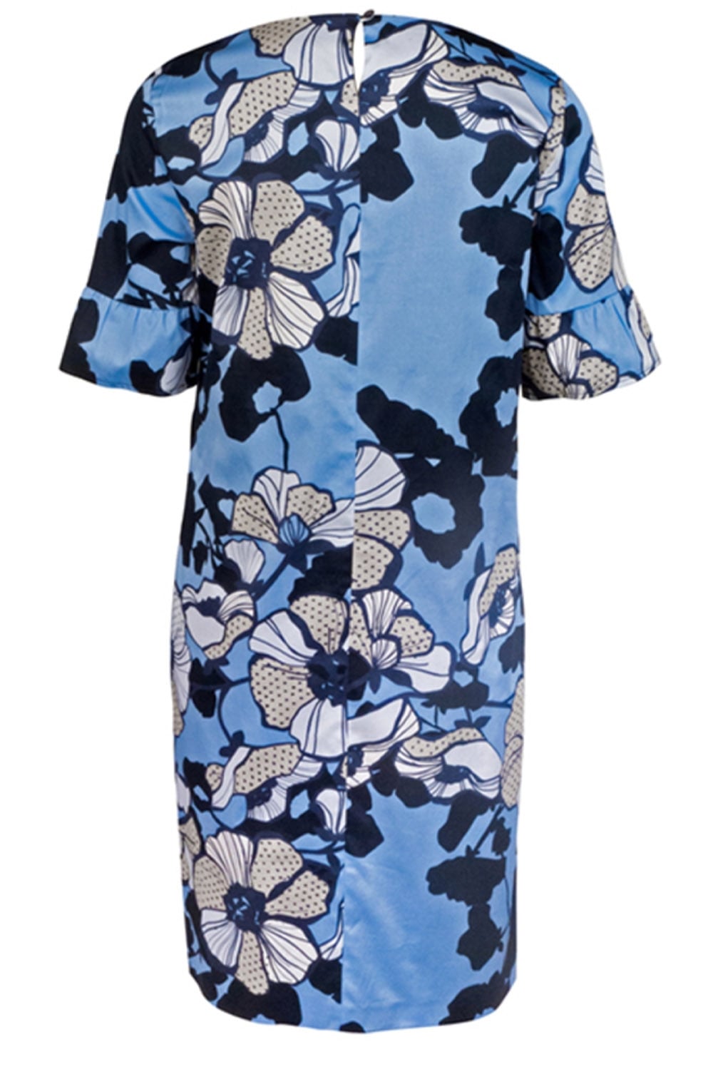 Bold Floral Print Dress