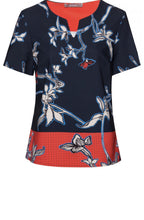 Bold Floral Print Top
