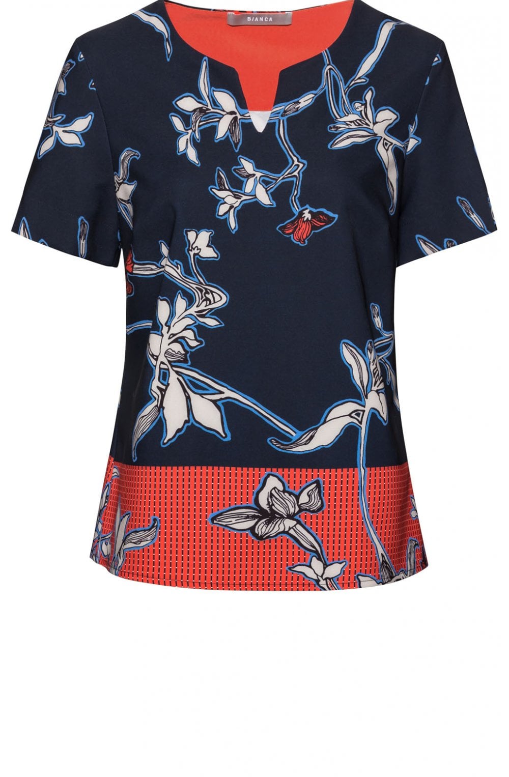 Bold Floral Print Top