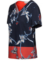 Bold Floral Print Top