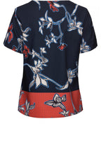 Bold Floral Print Top
