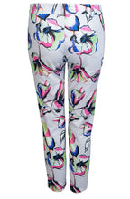 Bold Floral Print Trousers