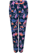 Bold Floral Print Trousers