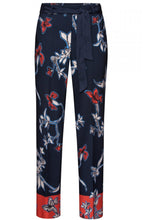 Bold Floral Print Trousers