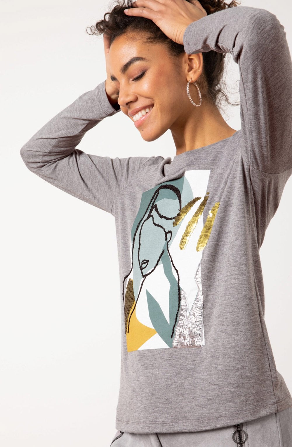Bold Front Design Top