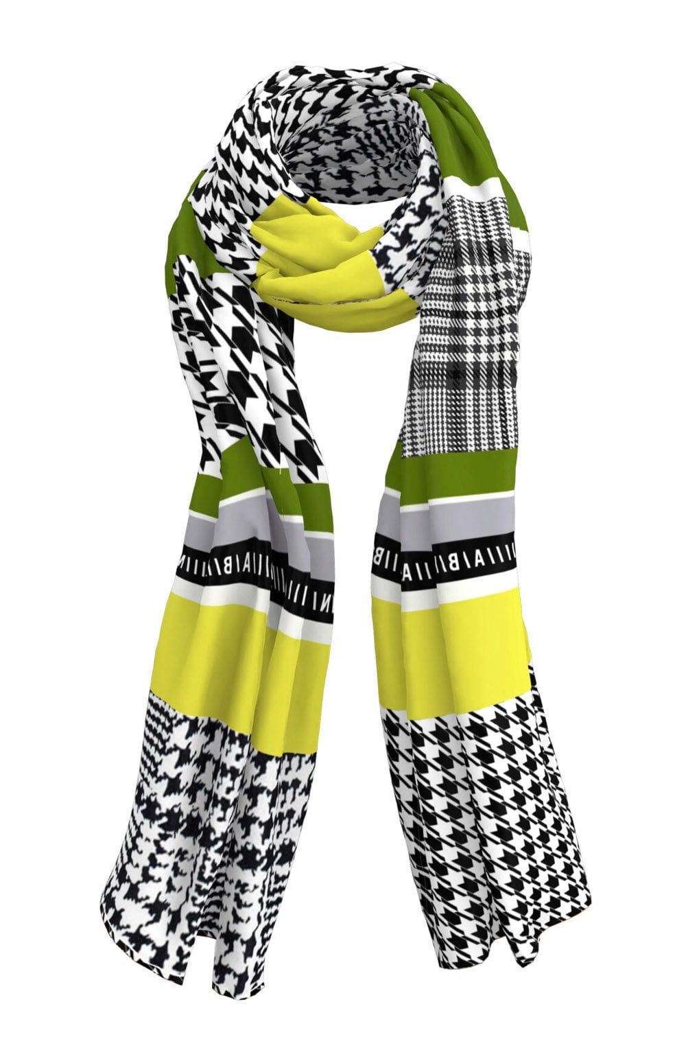 Bold Mixed Print Scarf