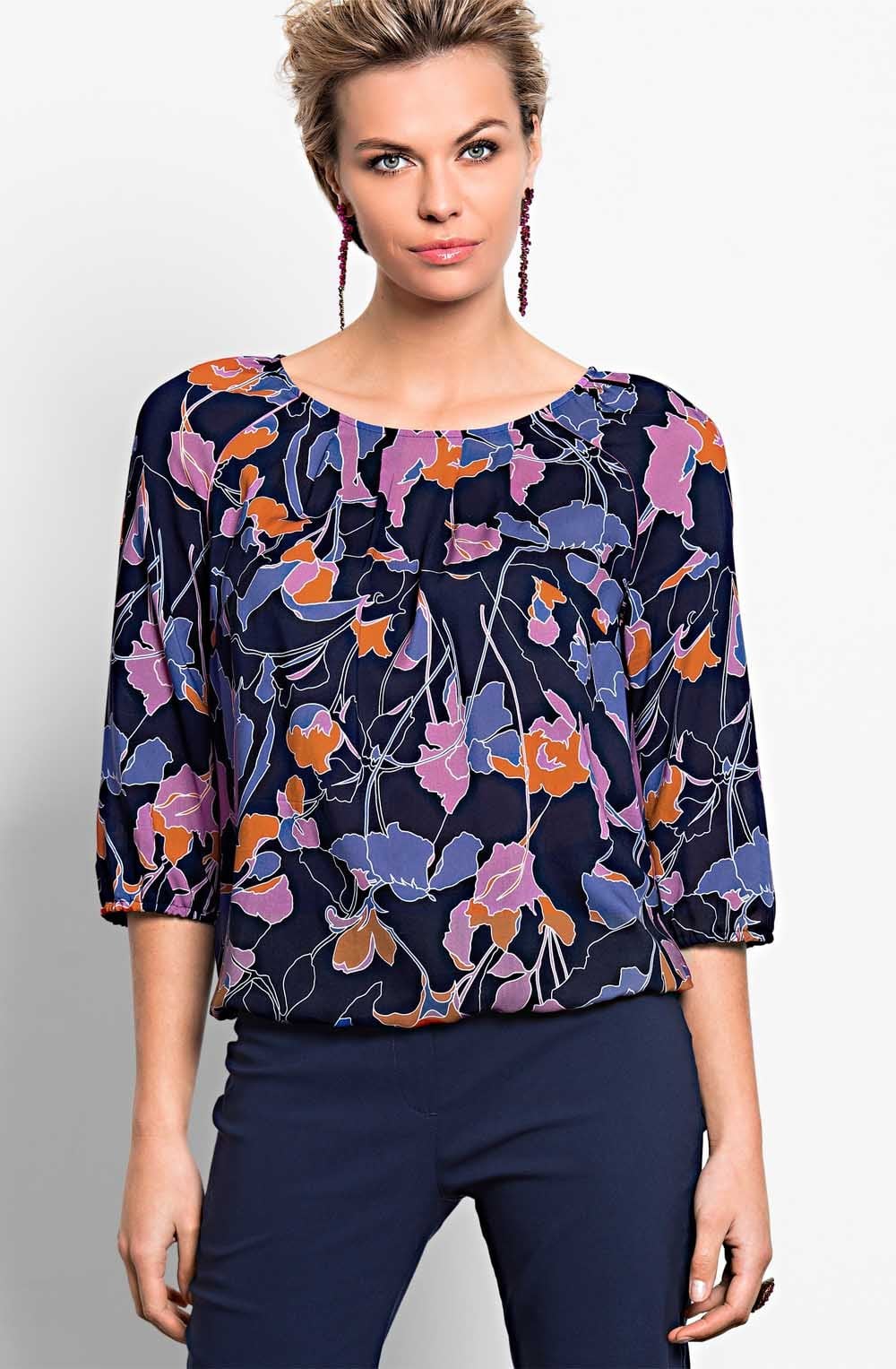 Bold Print Blouse