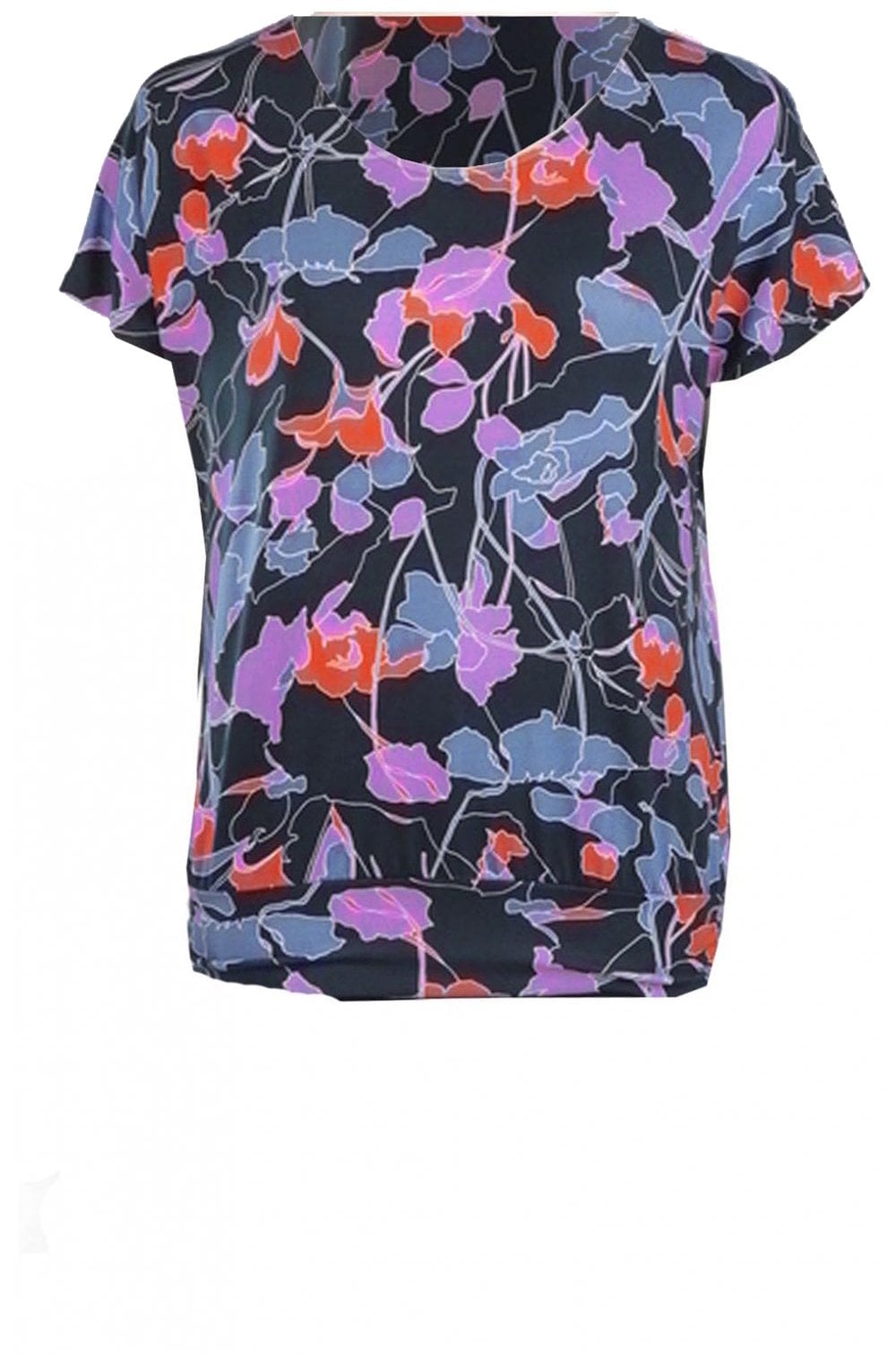 Bold Print Jersey Top