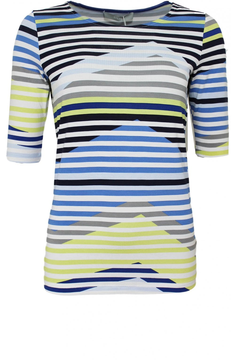Bold Striped Jersey T Shirt