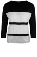 Bold Striped Panel Top
