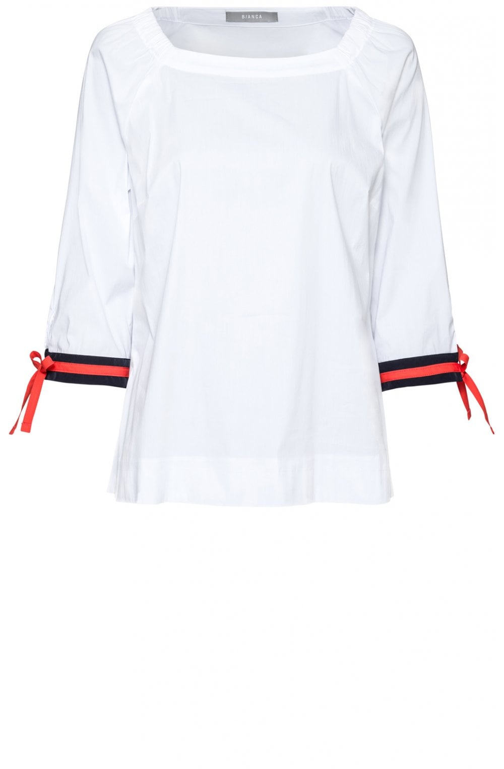Bow Detailed White Blouse