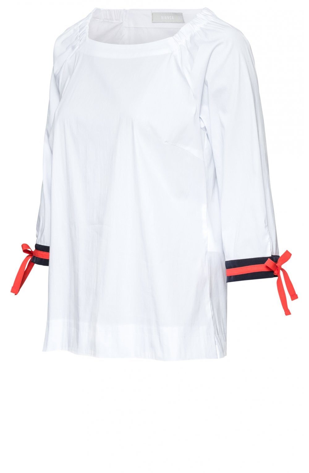 Bow Detailed White Blouse