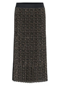 Brown Leopard Print Skirt