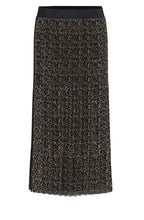 Brown Leopard Print Skirt